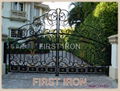 Wrought iron gate