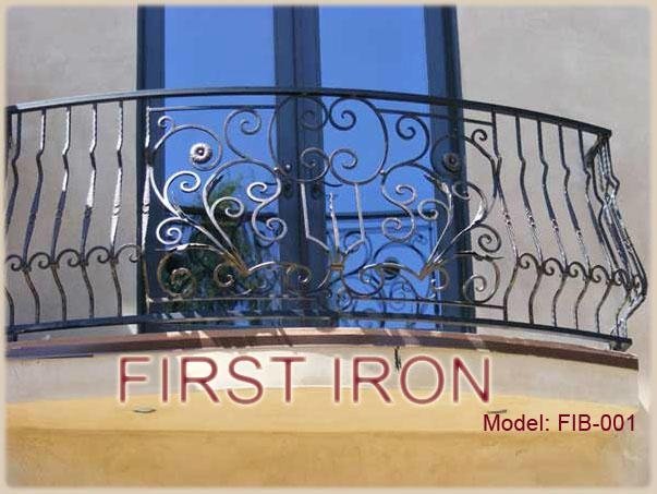 wrought iron balcony railing