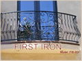 wrought iron balcony railing