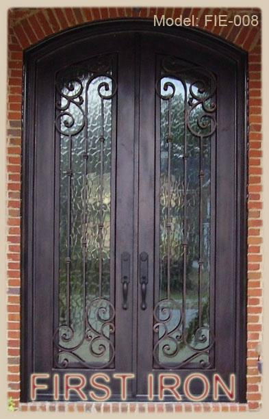 iron entry door