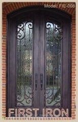 iron entry door 