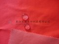 fluorescence red waterproof twill T/C fabric 