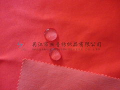 fluorescence red waterproof twill T/C fabric 