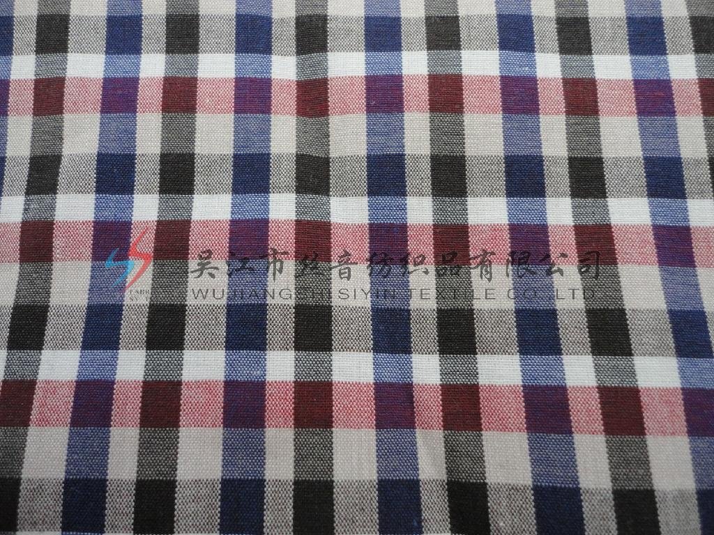 100% cotton Yarn Dyed check fabric 2