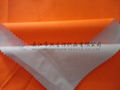 150D fluorescent orange Oxford PU coated Fabric