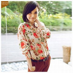 Flower Printed Shirt