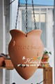 Red pottery flower pot 1