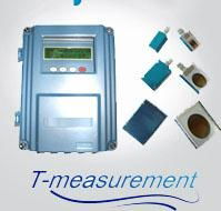 Wall mounted ultrasonic flow meter 