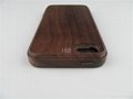 Apple iPhone 5S 5G Handmade Genuine Walnut Wood With Button Wooden Case Cover  4