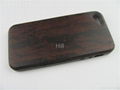 Apple iPhone 5S Handmade Genuine Wenge Wood With Button Wooden Case Cover  1