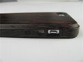 Apple iPhone 5S Handmade Genuine Wenge Wood With Button Wooden Case Cover  2