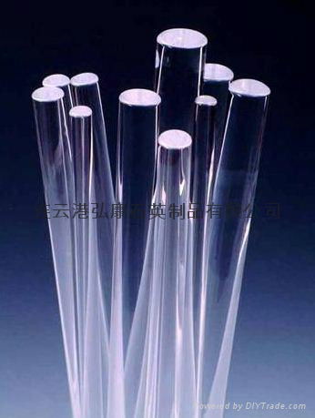 Single crystal growth test quartz rod 3