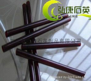 Red /ruby quartz glass tubes，quartz tubes