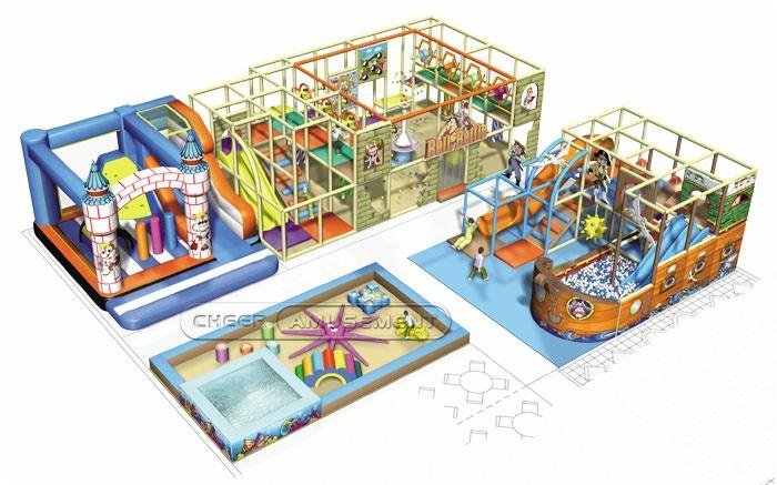 Cheer Amusement  Underwater-and-pirate-themed Indoor Playground CH-RS110063 
