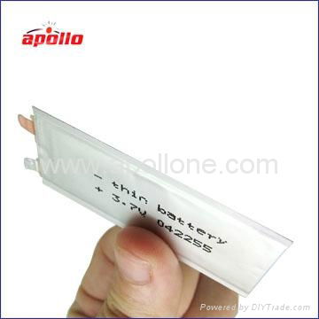 the thinnest battery 0.45mm 18mAh on sale 2