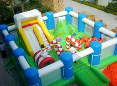 Great fun inflatable amusement park