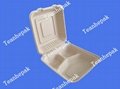 oringinal unbeached wheat straw fiber takeout food container packaging