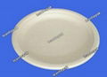 compostable wheat straw fiber round plate 1