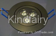 led black & white  ceiling light