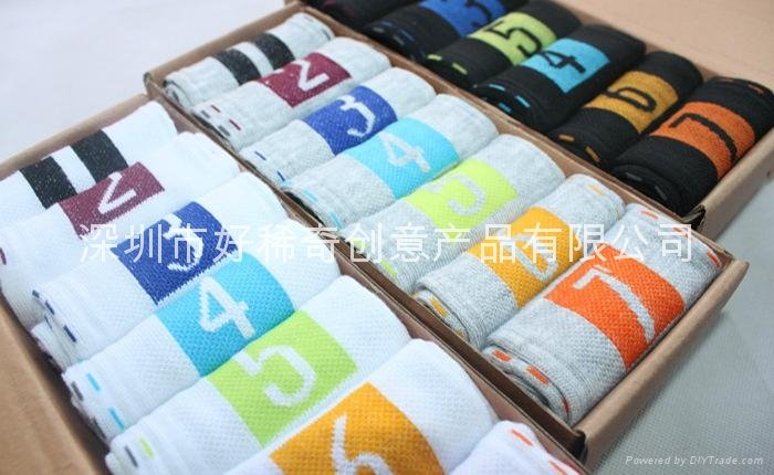 Man socks wholesale  loon socks 7 socks digital week socks wholesale loon socks
