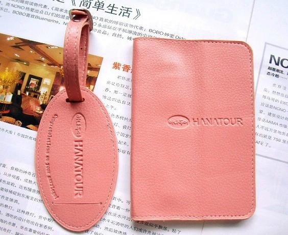 New popular leather customized passport cover for  travelling 4