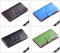 Different style and colors leather name cards holder bank holder 4