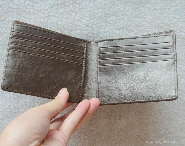 Black slim clip wallet wallets for money and bank cards  5