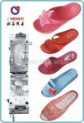 women'spvc air blowing slipper shoe mold