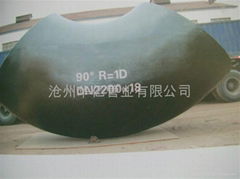 90度R=1D DN2200*8彎頭