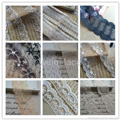 Lace trimming lace fabric 4
