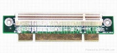 主板端的PCI-E橫向擴展90度   