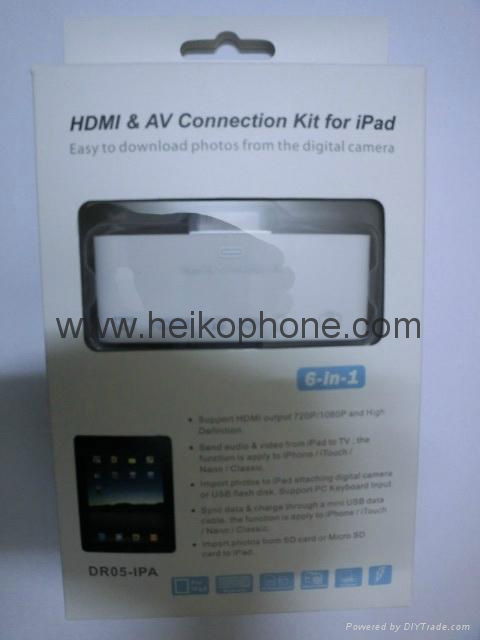 HDMI&AV Connection Kit for iPad 6 in 1