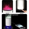 LED Water Speaker Portable Speaker Touch Sensor LED Table Lamp With Mini Speaker 3