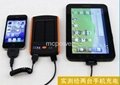 Portable Solar Charger 6000mAh Mobile Power Bank Dual USB Output Fast Charging 1