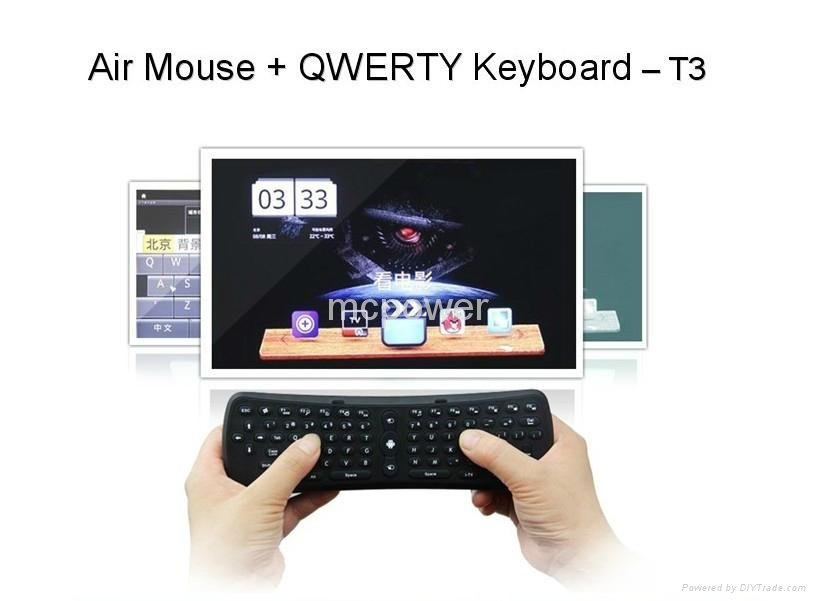 Mini Wireless Keyboard Air Fly Mouse Keyboard 