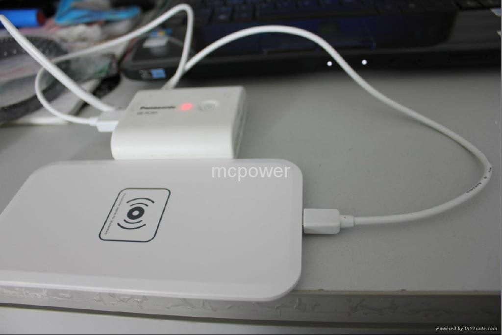 5V USB QI Wireless Charger QI Pad + QI Receiver for SAMSUNG GALAXY S3 Note2  3