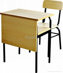 MDF with melamine surface school desk