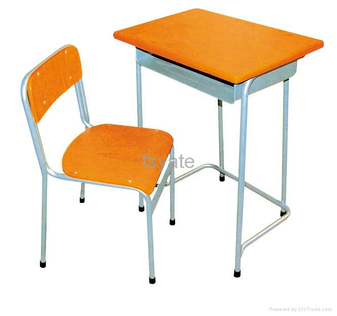 MDF with melamine surface school desk 2