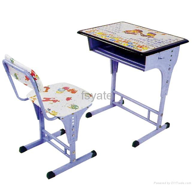 MDF with melamine surface school desk 3