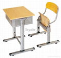 MDF with melamine surface school desk 5