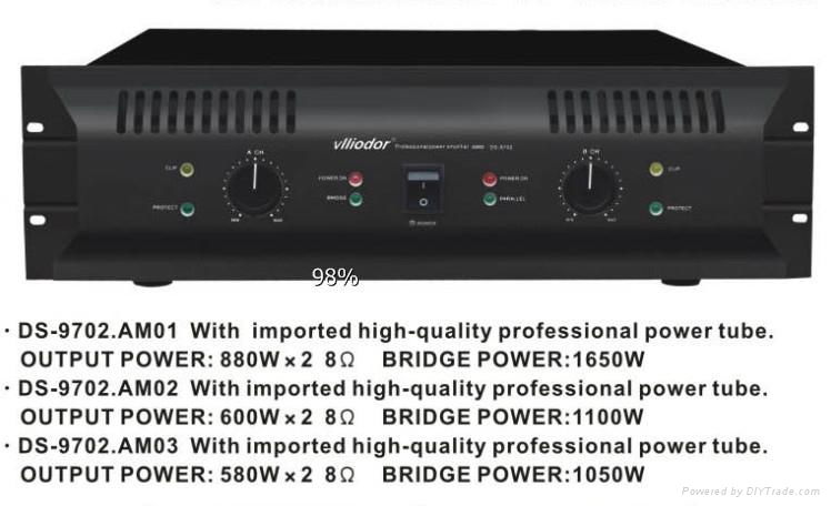 Professional audio power amplifier