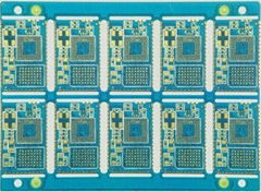 20 Layers 2.0mm Rigid Gold BGA Prototype Printed Circuit Boards