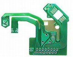 Single Sided Polyimide Material Flexible PCB with FR-4 Stiffener