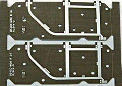 High Frequency Double Sided Printed Circuit Board, Teflon Material PCB