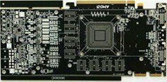 Eight Layers Display Card PCB with Immersion Silver Finish