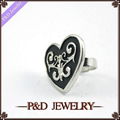 2013 fashion heart-shaped ring  2