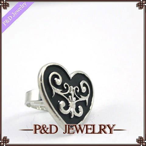 2013 fashion heart-shaped ring  3