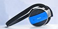 Sporty style Bluetooth headset BH-501 with SD card inserted 1