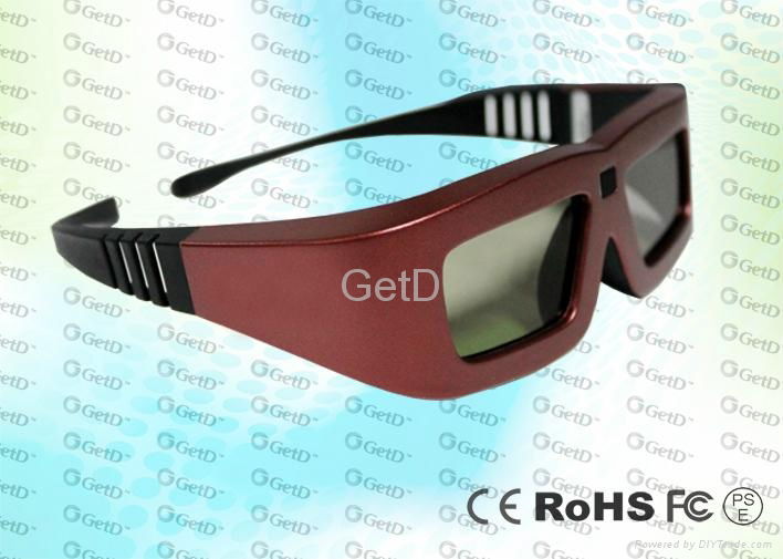 universal 3d active shutter glasses for cinema---GT100 3