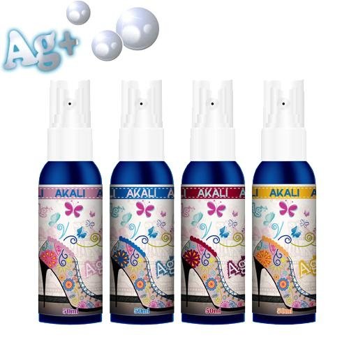 Deodorant and Antimicrobial shoe Care spray